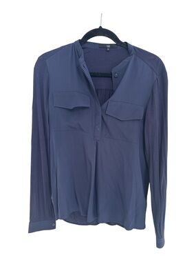 Tibi Women’s Navy Blue Blouse Loose Fit